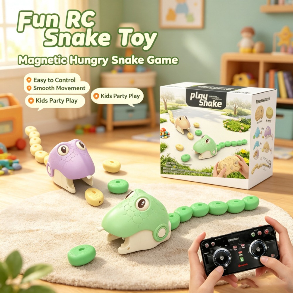 Remote Control Toys - Ferngesteuertes Greedy Snake Magnetspielzeug für zwei