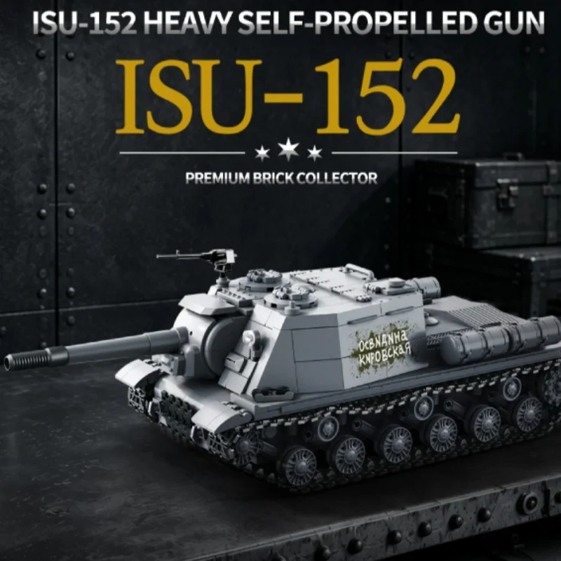 MOC ISU-152 Schwerer Sturmkano – Lego Compatible Military Tank Bewertung und Preis