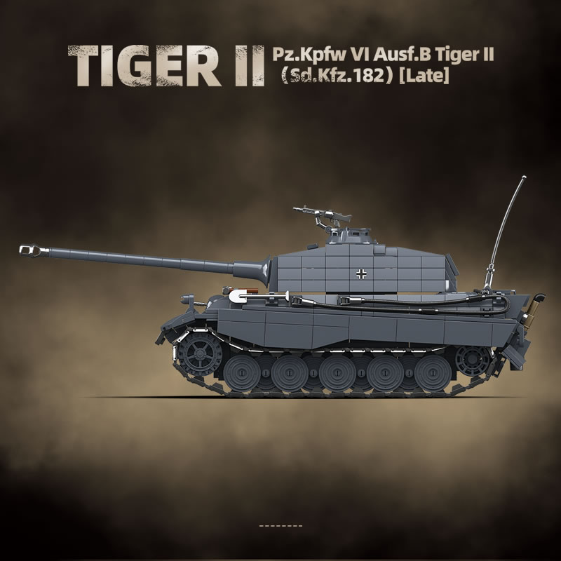 WW2 Militär Der König Tiger Sc – Lego Compatible Military Tank Bewertung und Preis