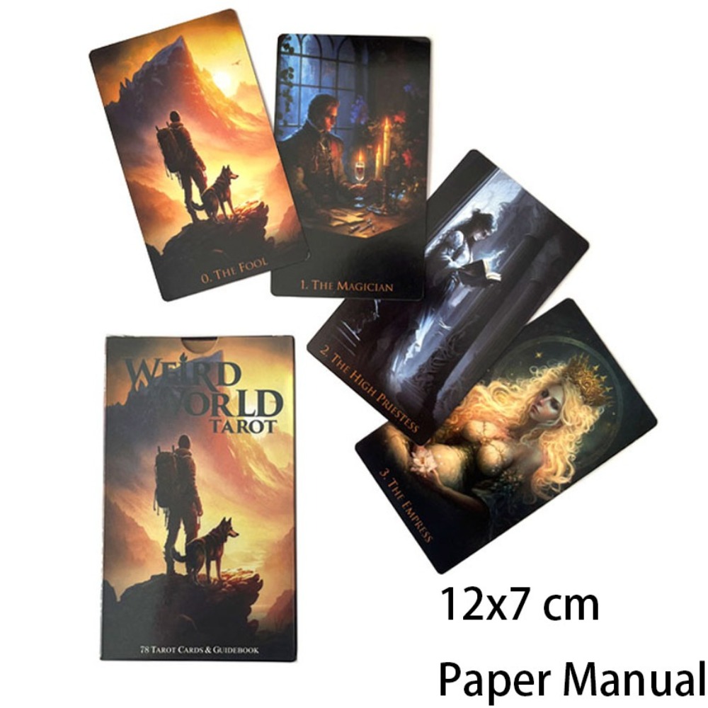 12 * 7 cm Weird World Tarot Ta – Tarot Cards Deck With Guidebook Bewertung und Preis