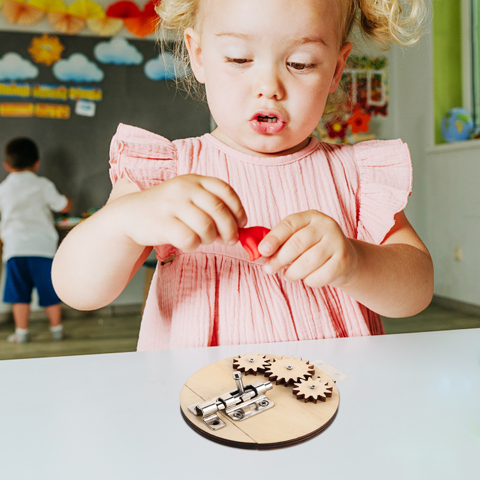 6-teiliges Montessori-Spielbre – Montessori Wooden Busy Board Toddler Bewertung und Preis