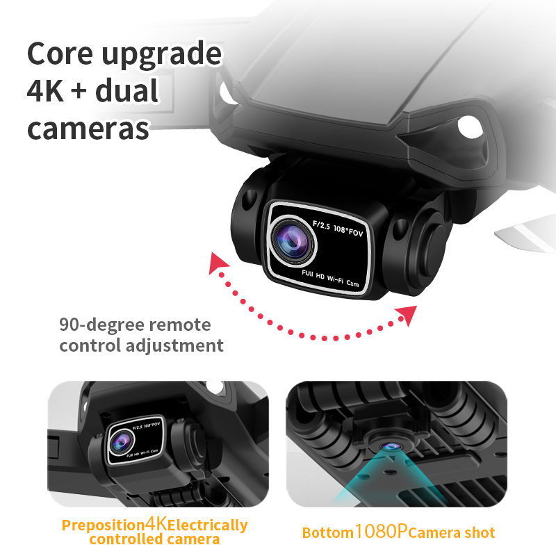L900 PLUS GPS-Drohne 4K Profes – Fpv Brushless Rc Drone 4K Bewertung und Preis