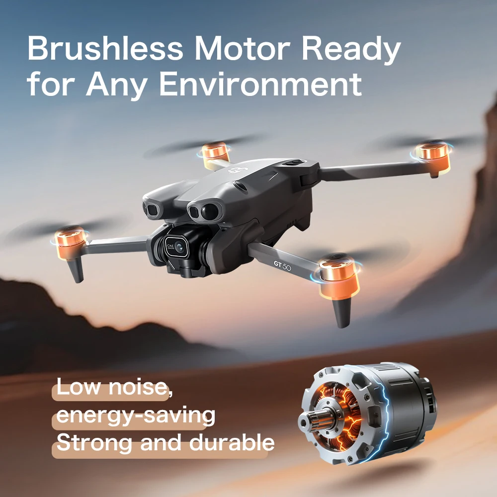 GT50 4K/6K/8K FPV-Drohne mit D – Fpv Brushless Rc Drone 4K Bewertung und Preis