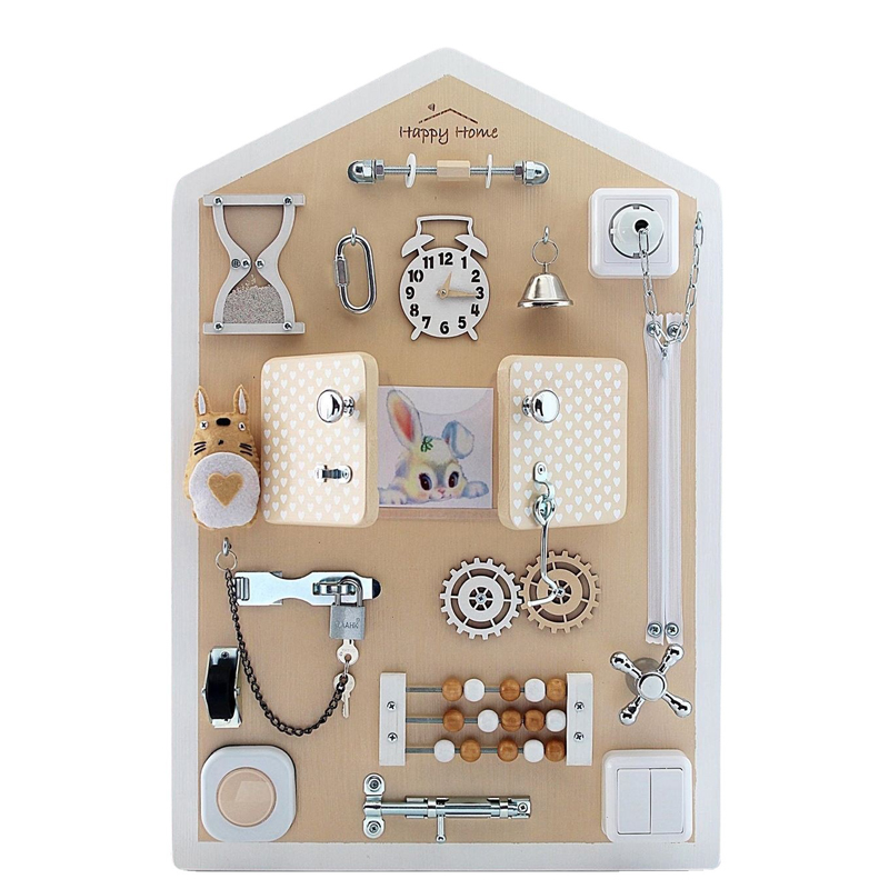 Montessori Holzspielzeug Zubeh – Montessori Wooden Busy Board Toddler Bewertung und Preis