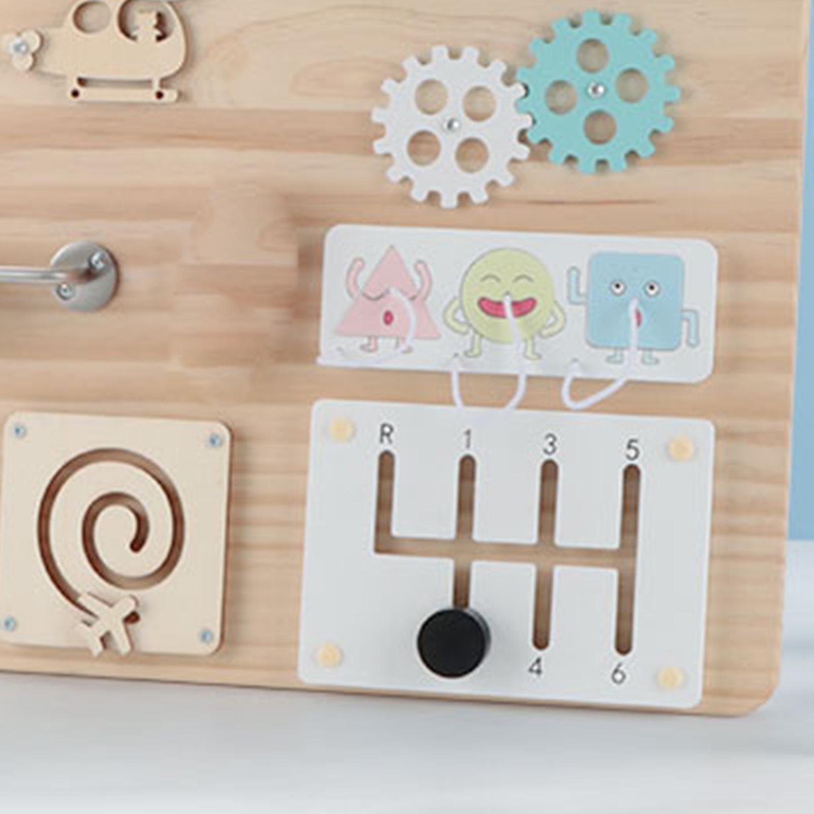 Holz-Busy-Board Material Senso – Montessori Wooden Busy Board Toddler Bewertung und Preis